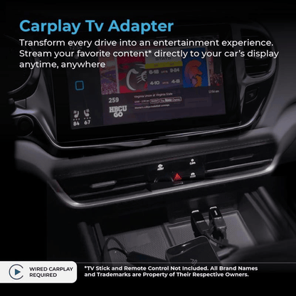 AutoSky TV Adapter + HDMI to USB-C Cable Bundle - Adapter which allows TV Sticks on your vehicle's infotainment system