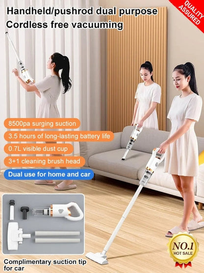 💥Summer Specials 49% Off Cordless Vacuum Cleaner – 6000PA Powerful Suction for Home & Car