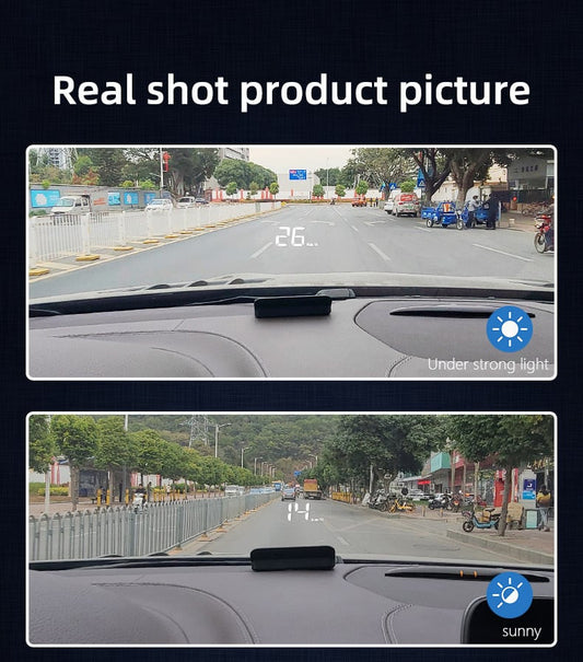 OBD2 HUD Car Head Up Display Projector Speedometer