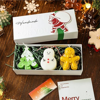 🕯️Cute Festive Scented Candles | Handmade Christmas Gift Set - Aromatherapy & Perfect Holiday Decor(Add 6, Get 1 Free)