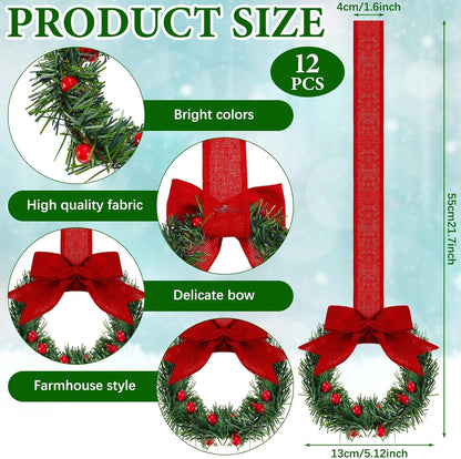 🔥$7.49 Today Only🎁Christmas Decoration Wreaths