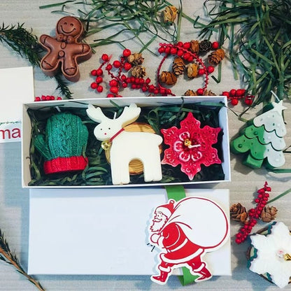 🕯️Cute Festive Scented Candles | Handmade Christmas Gift Set - Aromatherapy & Perfect Holiday Decor(Add 6, Get 1 Free)