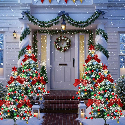 🎁Last Day Promotion 49% OFF - Upgrade Solar Christmas Trees Lights Outdoor Decoration Waterproof
