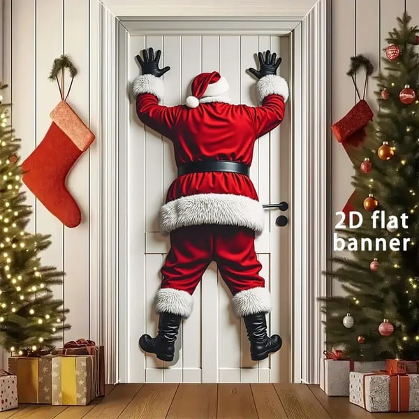 🎉Sale 50% Off For Christmas🎉 Christmas Santa Claus Decoration Banner