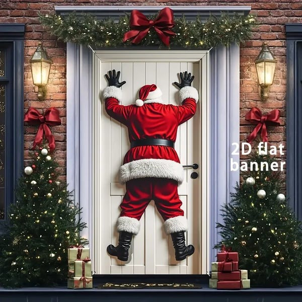 🎉Sale 50% Off For Christmas🎉 Christmas Santa Claus Decoration Banner