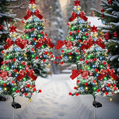 🎁Last Day Promotion 49% OFF - Upgrade Solar Christmas Trees Lights Outdoor Decoration Waterproof