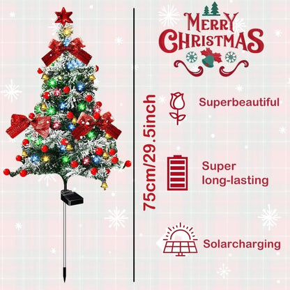 🎁Last Day Promotion 49% OFF - Upgrade Solar Christmas Trees Lights Outdoor Decoration Waterproof